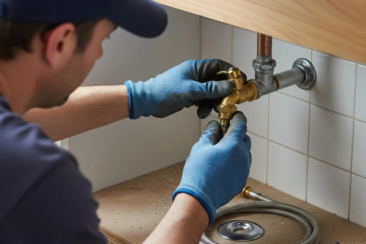 Shutoff valve and fitting work during Repiping in Enfield